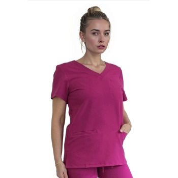 Bluza medyczna purpurowa basic premium roz. XL